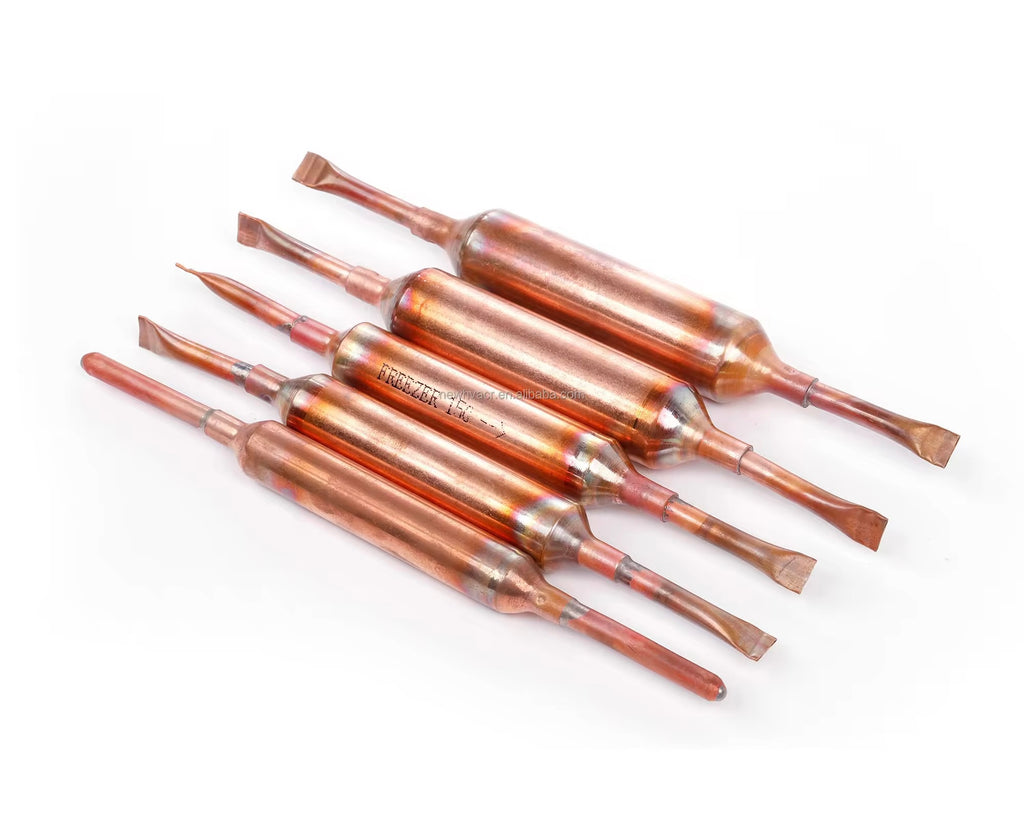 Copper Capillary Tube Filter Drier – Liquid Line Filter Drier with Integrated Capillary for Commercial Refrigeration