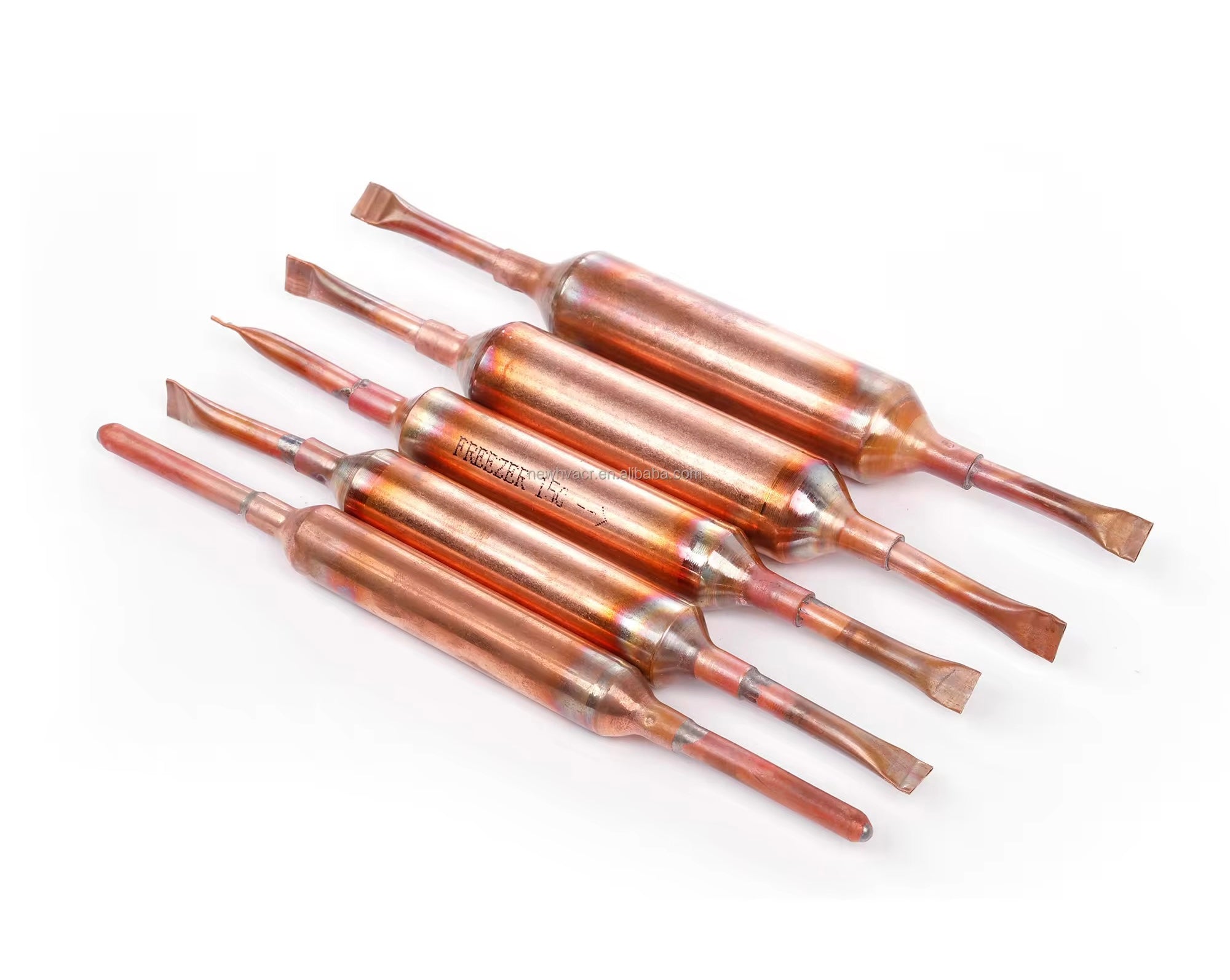 Copper Capillary Tube Filter Drier – Liquid Line Filter Drier with Integrated Capillary for Commercial Refrigeration
