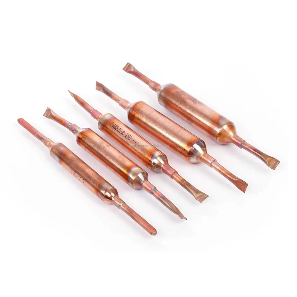 Copper Capillary Tube Filter Drier – Liquid Line Filter Drier with Integrated Capillary for Commercial Refrigeration