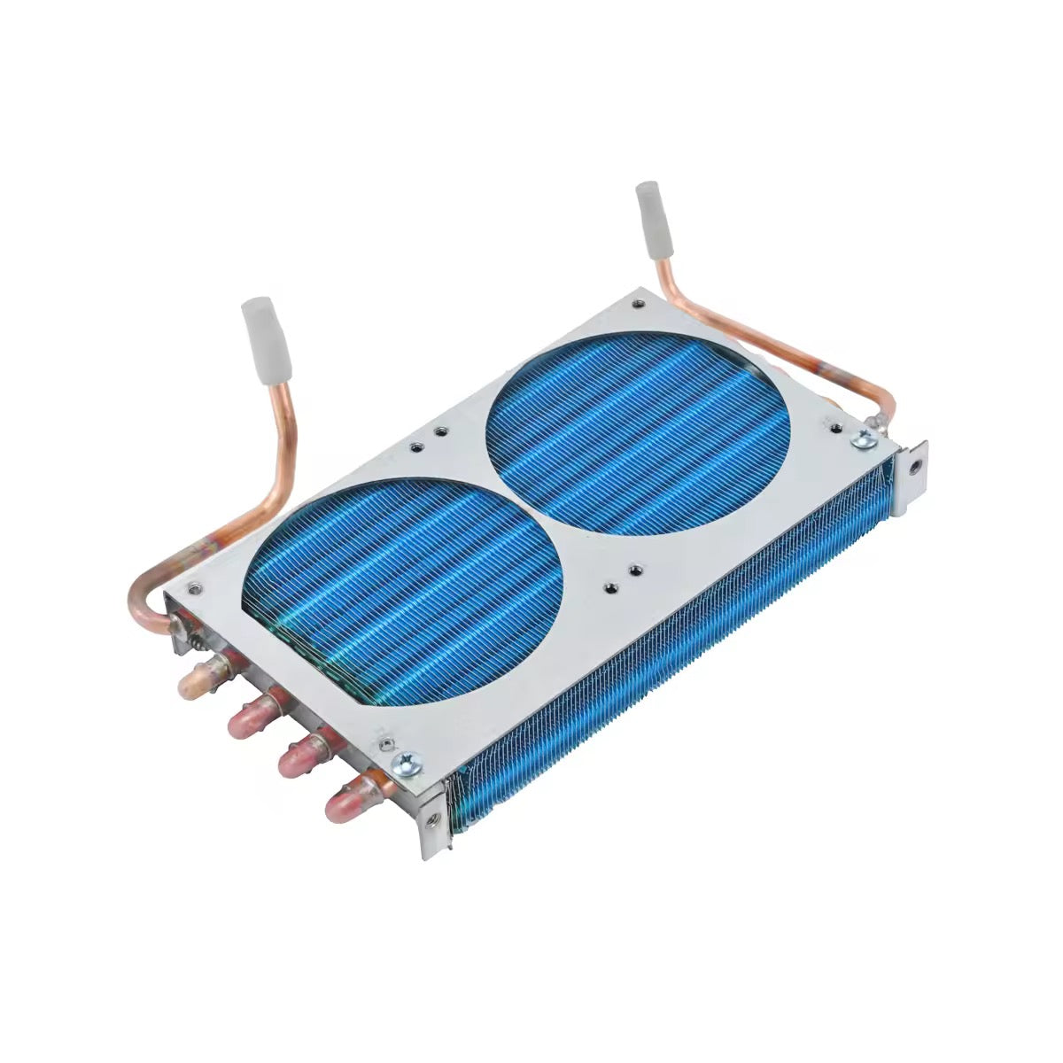 Universal Commercial Refrigerator Evaporator with Air Shroud – No Fan Motor