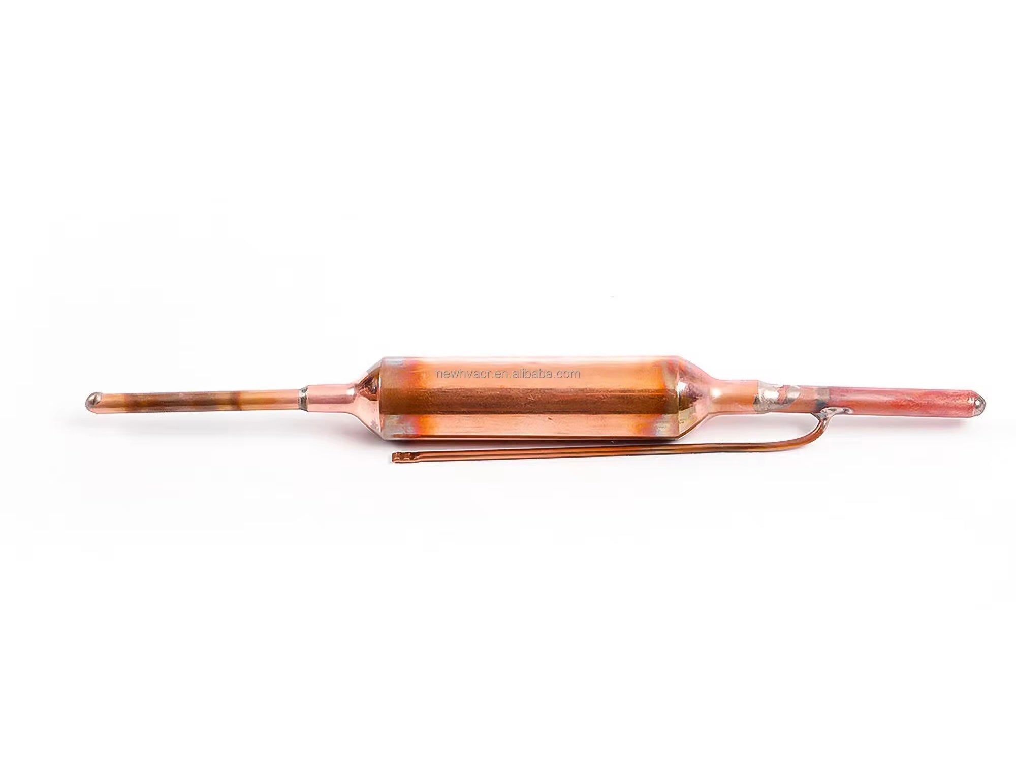 Copper Capillary Tube Filter Drier – Liquid Line Filter Drier with Integrated Capillary for Commercial Refrigeration