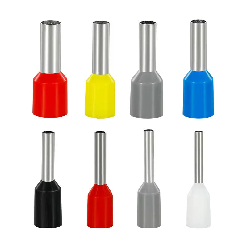 1200PCS Wire Ferrule Assortment Kit with Ratcheting Crimp Tool – AWG 8–20 Electrical Terminal Set for HVAC & Commercial Refrigeration