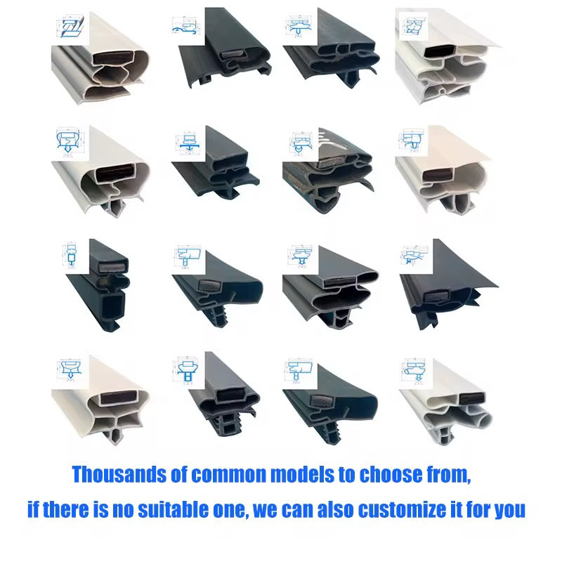 Commercial Refrigeration Door Gasket – OEM Replacement & Custom Extrusion Profiles