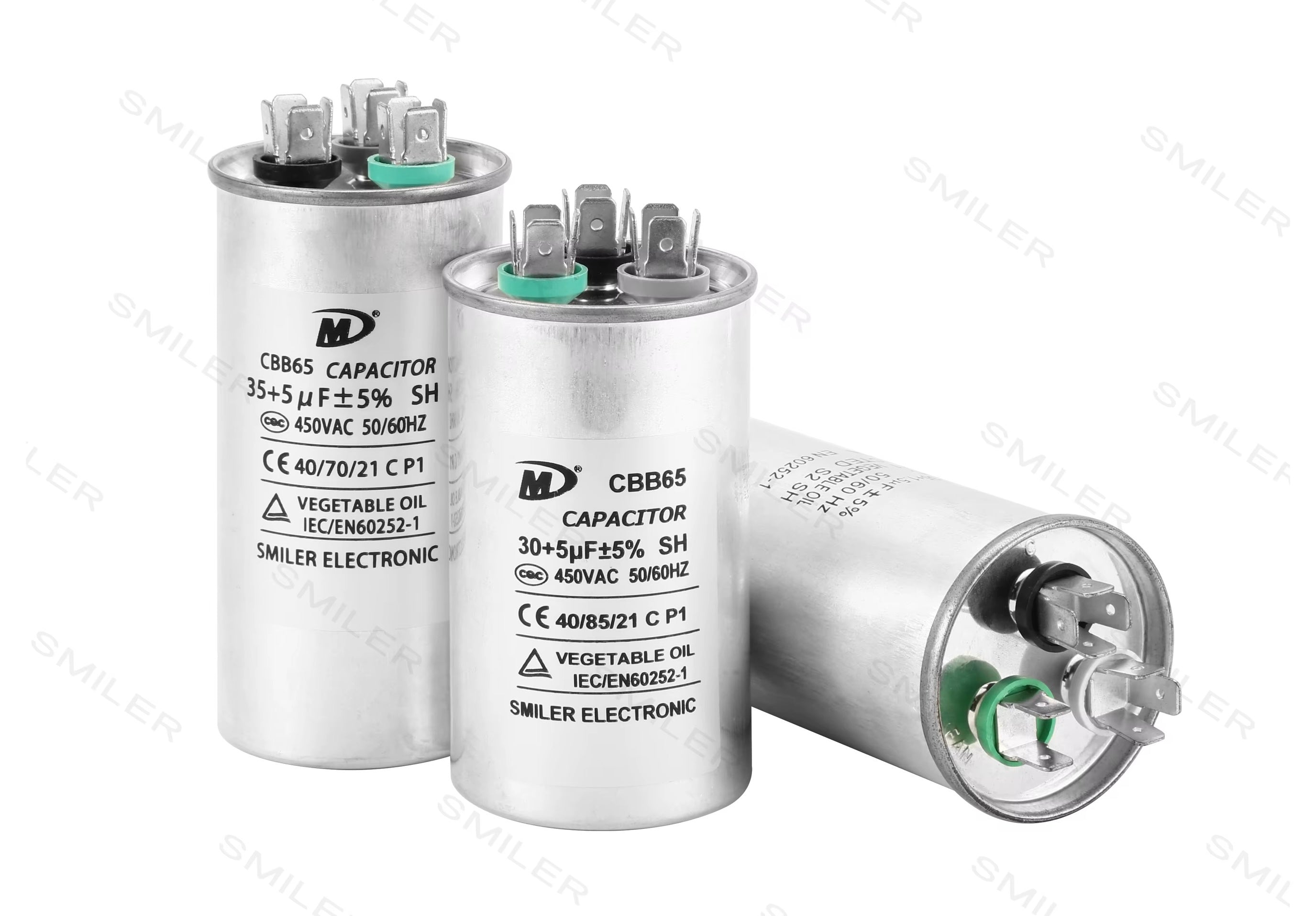 CBB65 Motor Run Capacitor 450VAC ±5% – HVAC Air Conditioner Condenser Fan & Compressor Motor