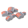 Lever Wire Connector Assortment Kit – 2/3/5 Port Compact Splicing Terminals – Electrical Connector Set with Storage Box