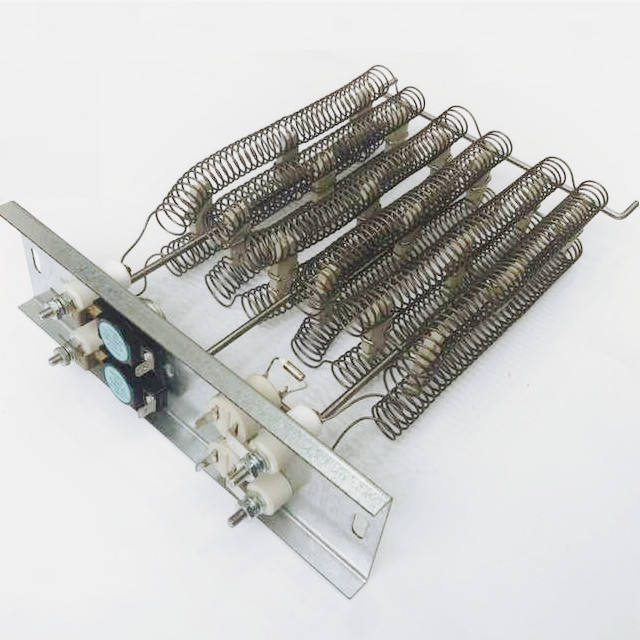 Commercial Electric Heating Coil Assembly – Multi-Tube Finned Heating Element – 110V / 220V / 380V