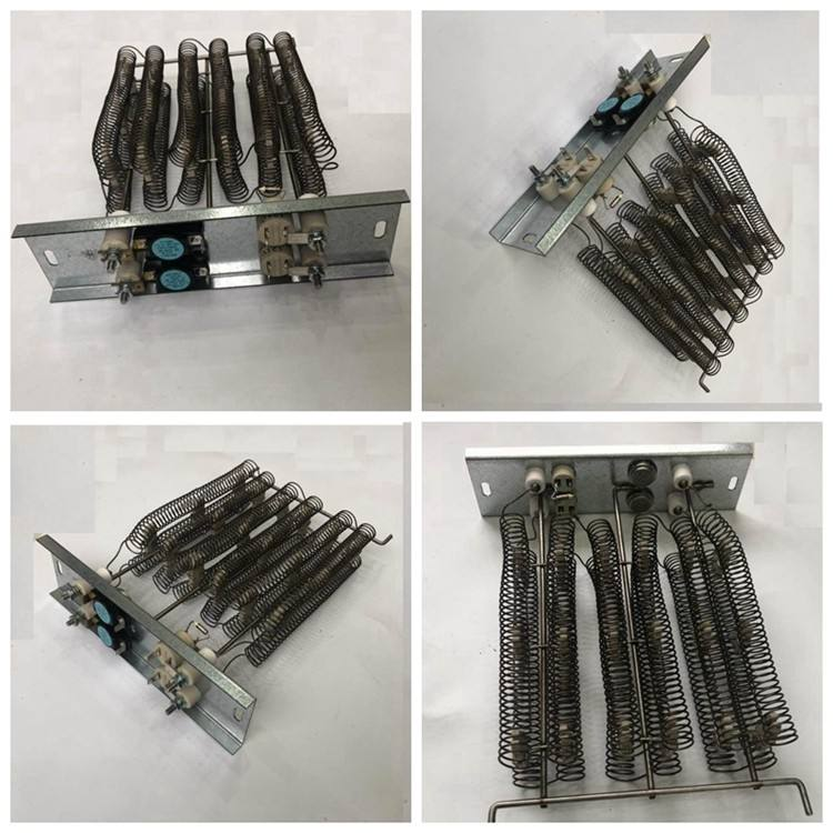 Commercial Electric Heating Coil Assembly – Multi-Tube Finned Heating Element – 110V / 220V / 380V