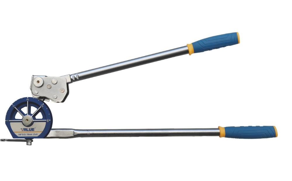 Manual Tube Bender 1/4"–7/8" Copper Pipe Bending Tool for HVAC Refrigeration Installation