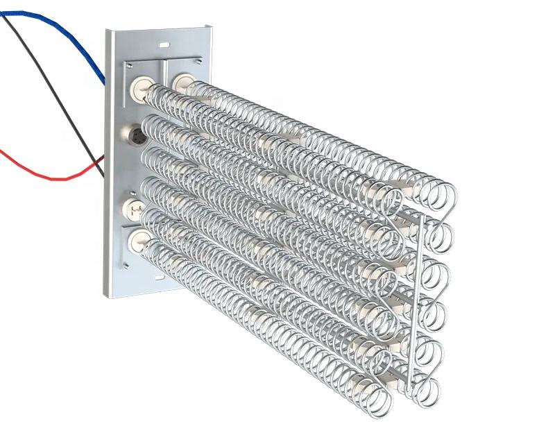 Commercial Electric Heating Coil Assembly – Multi-Tube Finned Heating Element – 110V / 220V / 380V
