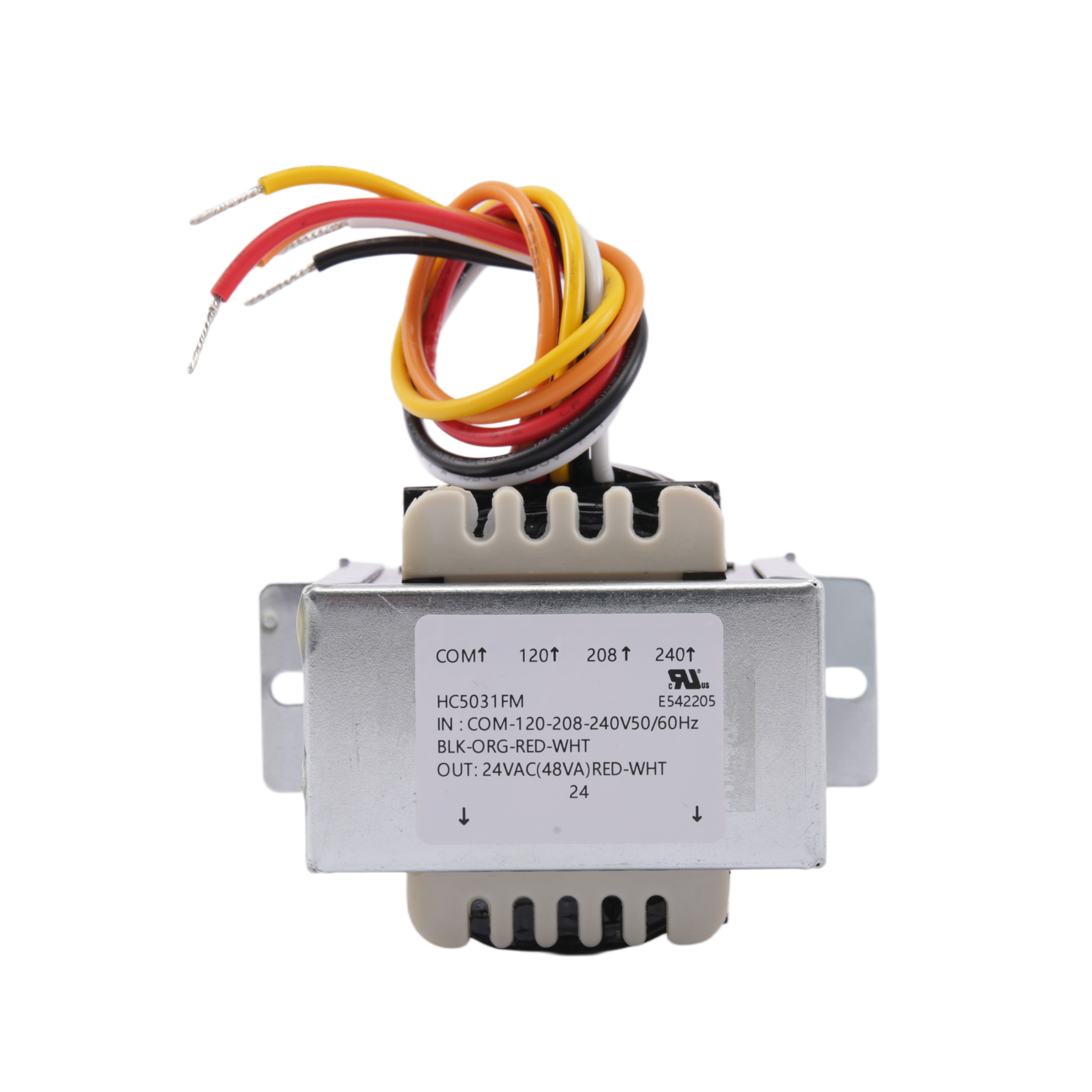 HVAC Control Transformer 120/208/240V to 24VAC 48VA – Multi Tap Primary – Universal Replacement