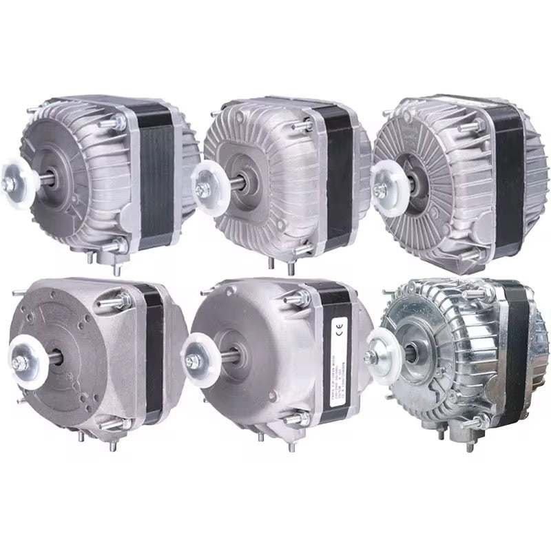 Commercial Refrigerator Condenser Fan Motor Assembly with Aluminum Fan Blade