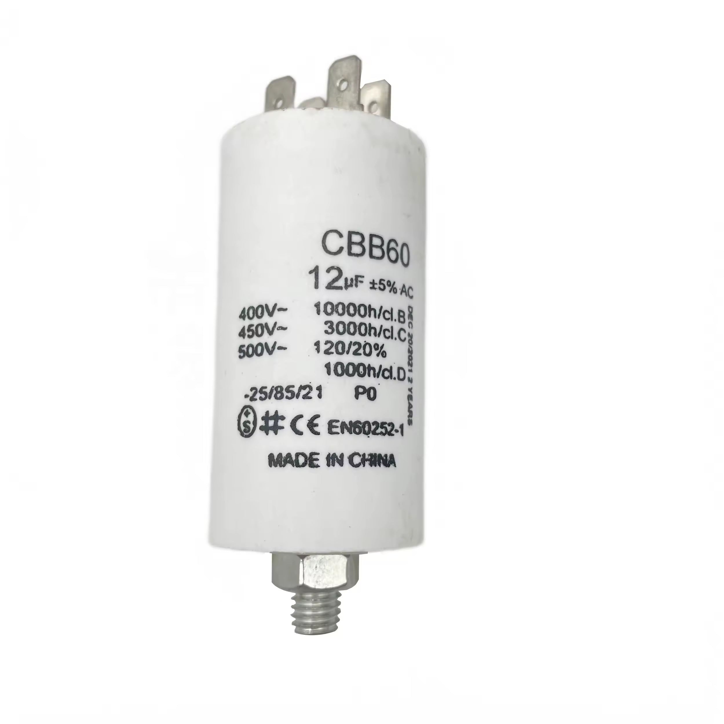CBB60 Motor Run Capacitor 450VAC