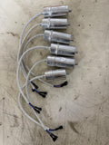 CBB65 commercial refrigerator capacitors with mounting stud and wire harness